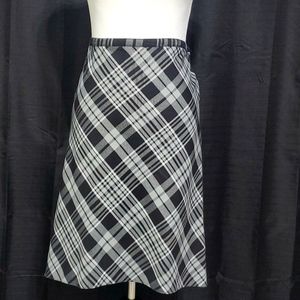 Plaid A line skirt